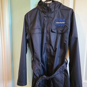 Zeta Phi Beta Sorority Rain coat trench